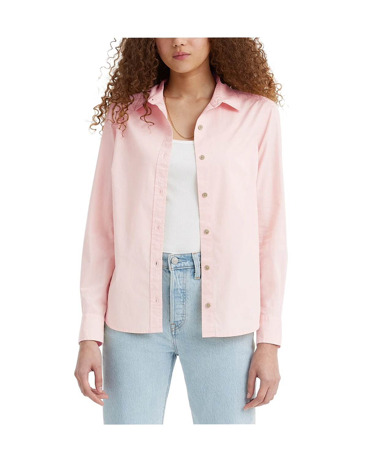 Women's Classic Fit Button-Front Shirt