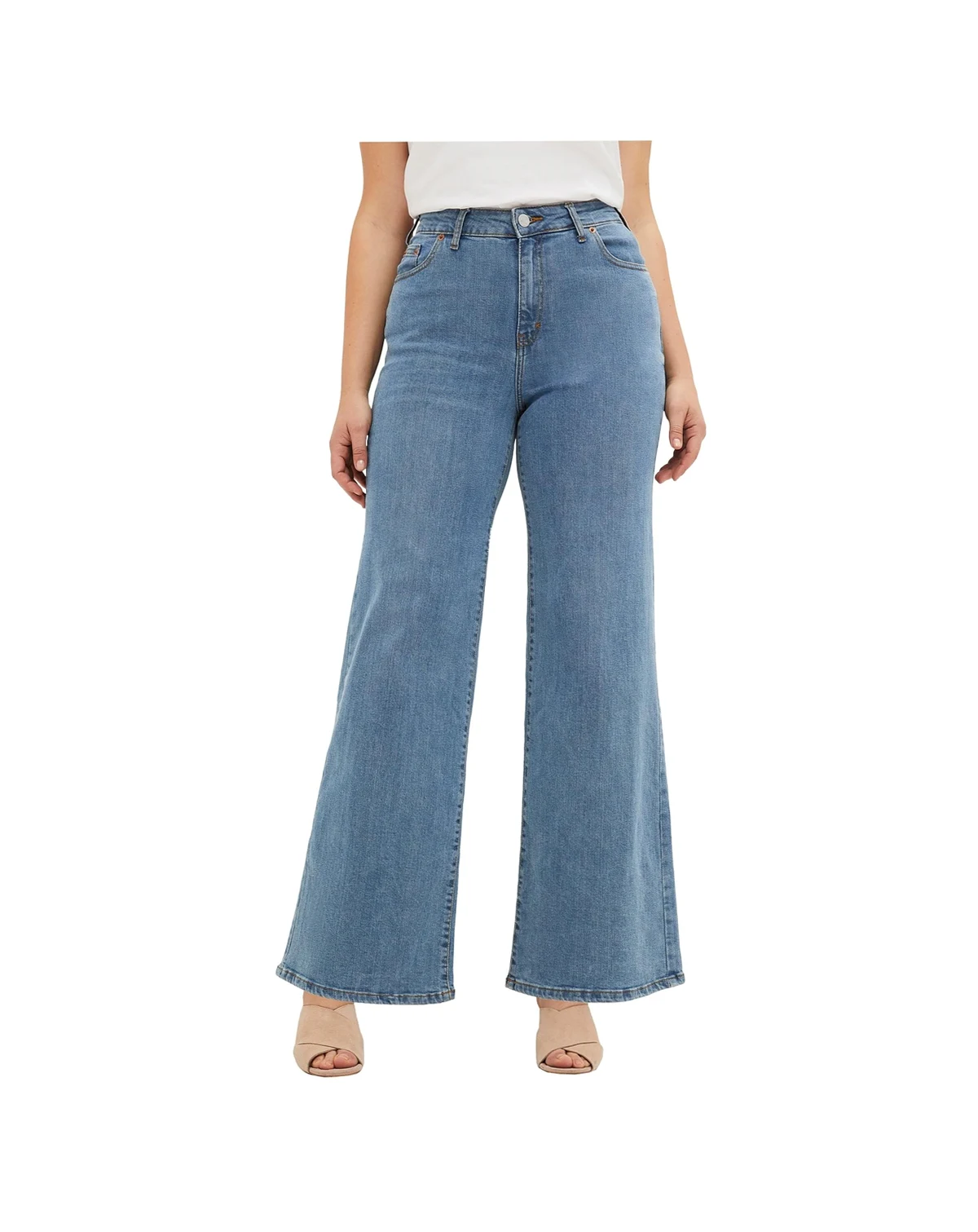 Women's 5-Pocket Wide Leg Jeans