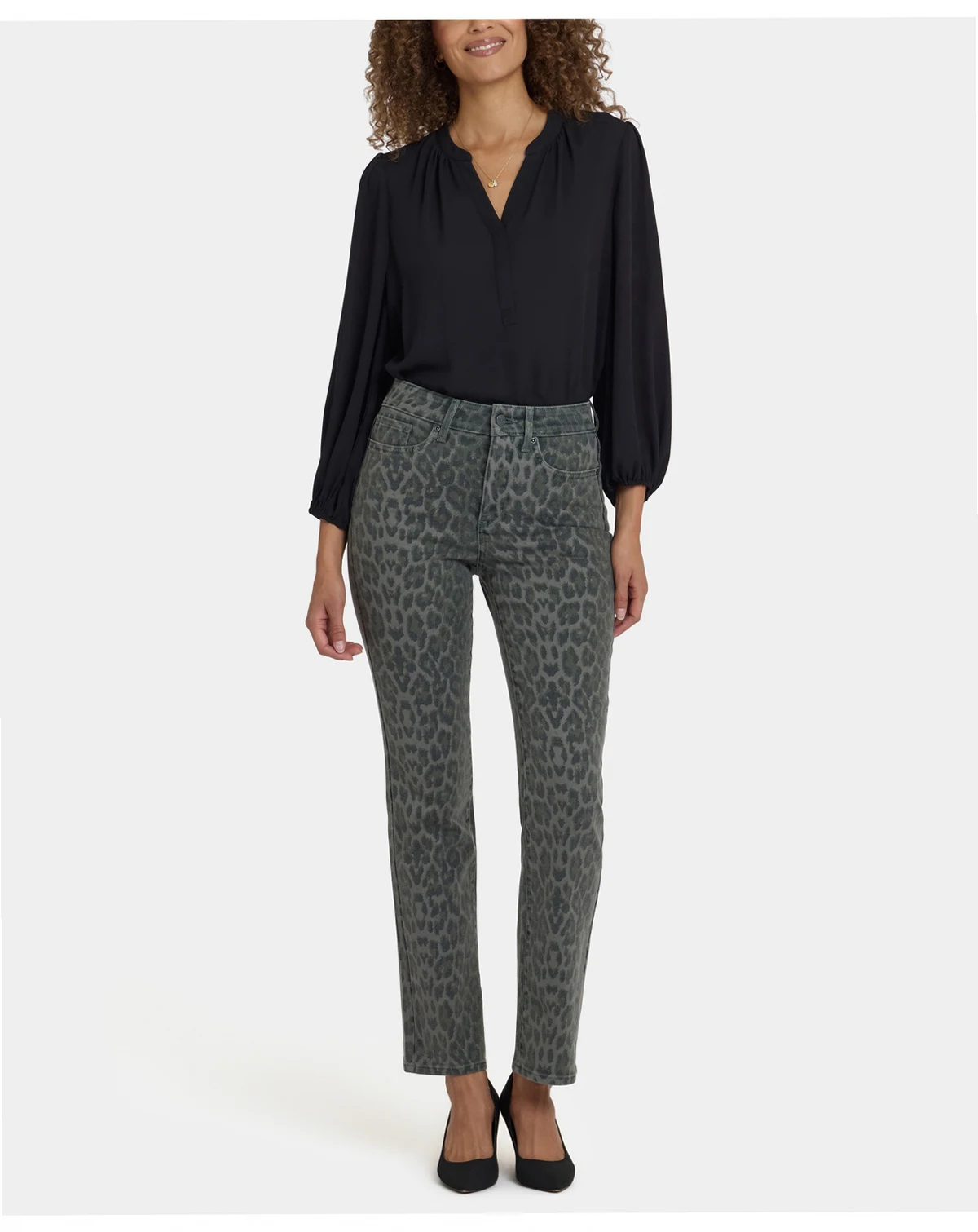 Petite High Rise Marilyn Straight Short Jeans