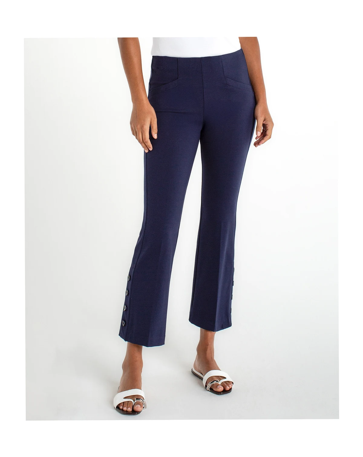 Women's Pull-On Kick Flare Crop Pants