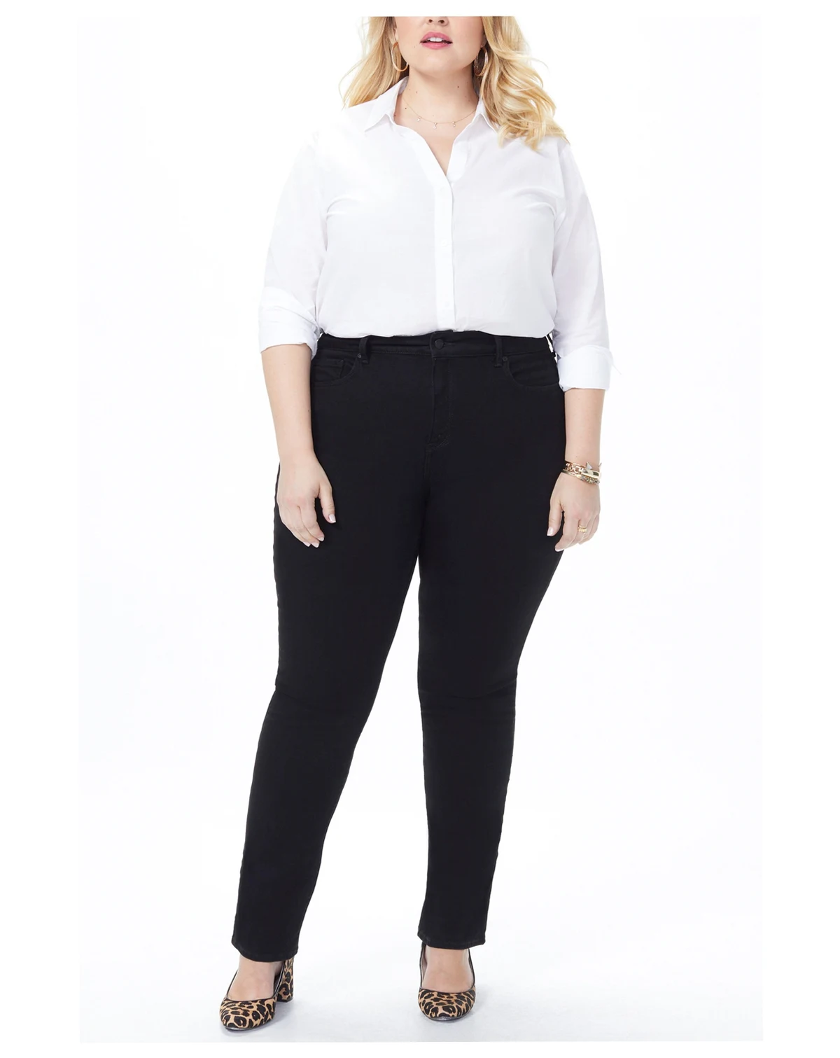 Plus Size Marilyn Straight Leg Jeans