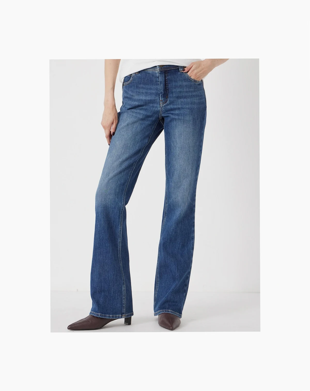 Women's Eliana Mid Rise Bootcut Jeans