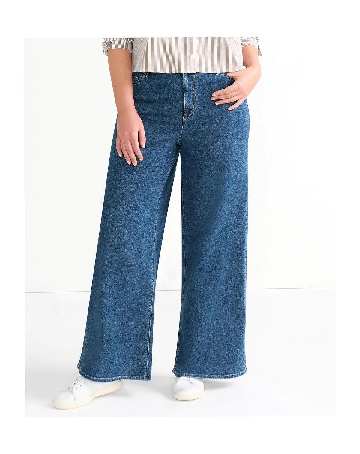 Women's Recover Denim High Rise Extra Wide Leg Jeans