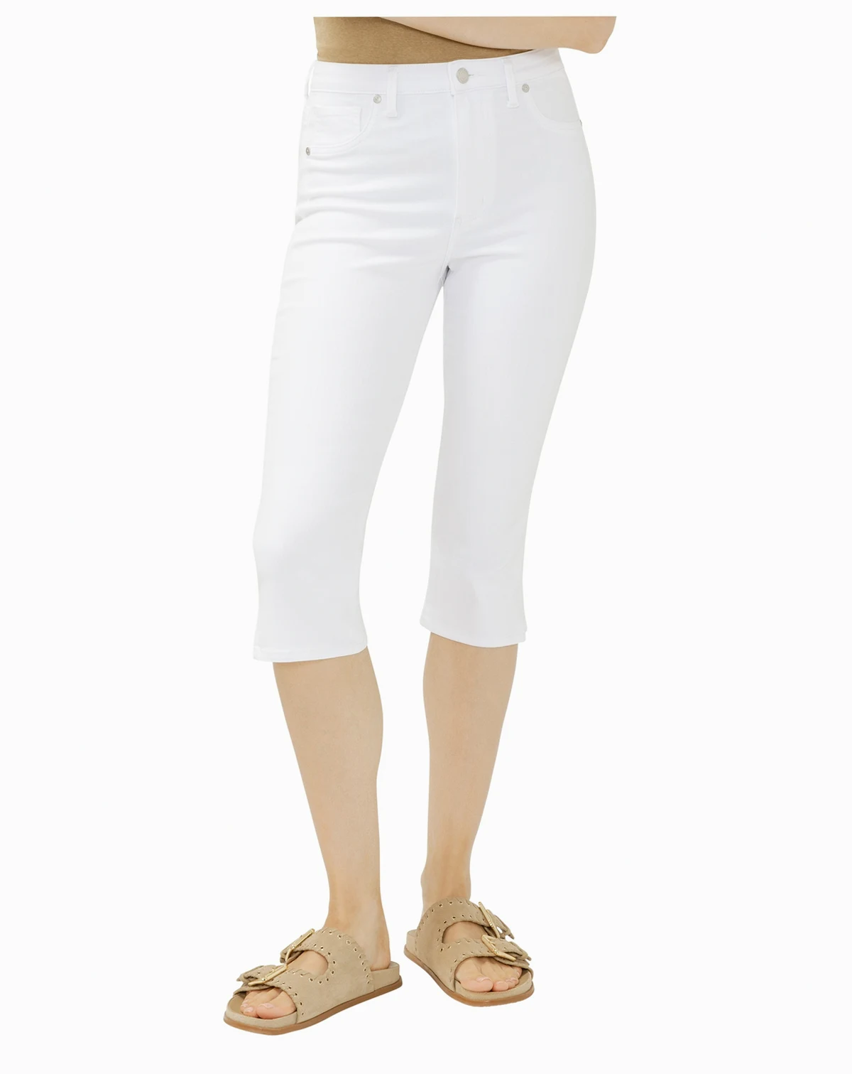 Women's Isbister High-Rise Luxe Stretch Capri Jeans