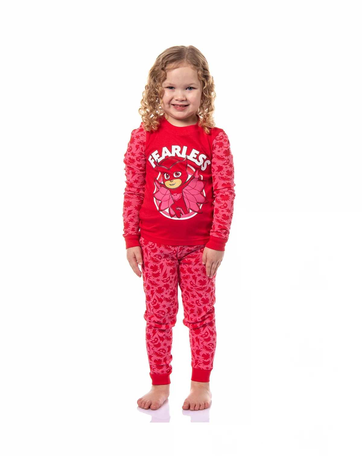 Toddler Girls Owlette Fearless 2 Piece Long Sleeve Tight Fit Pajama Set