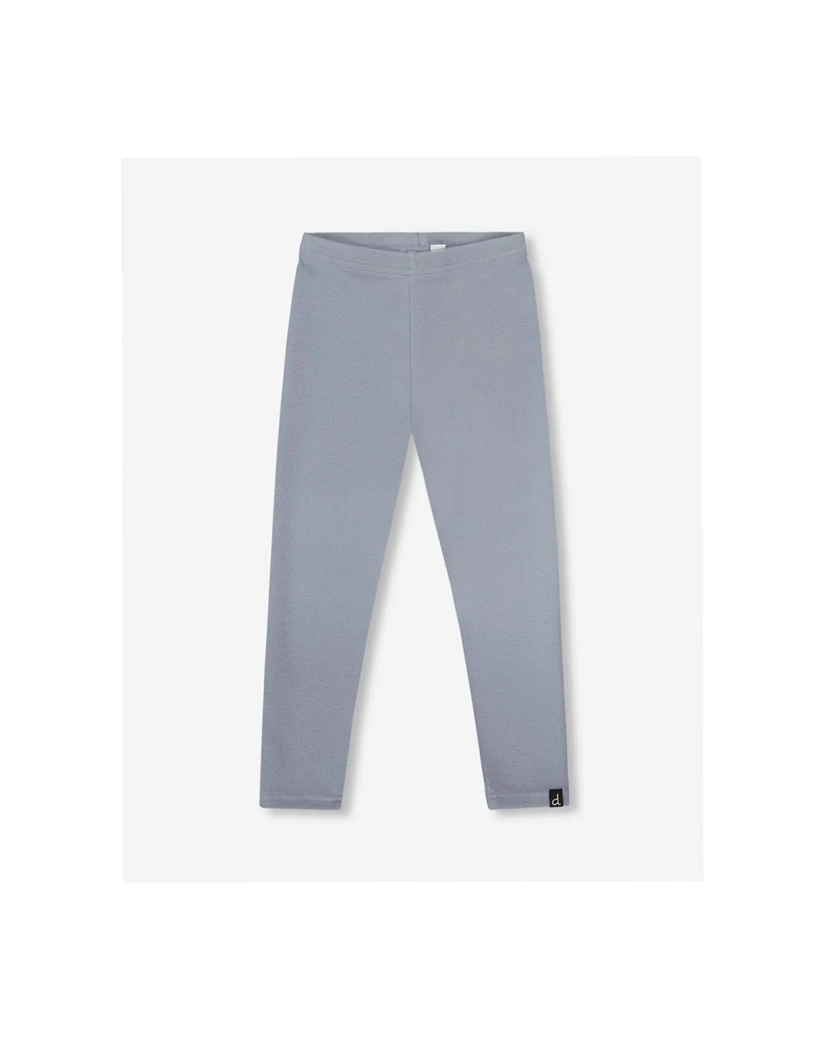 Baby Girl Super Soft Ribbed Leggings Blue Gray - Baby