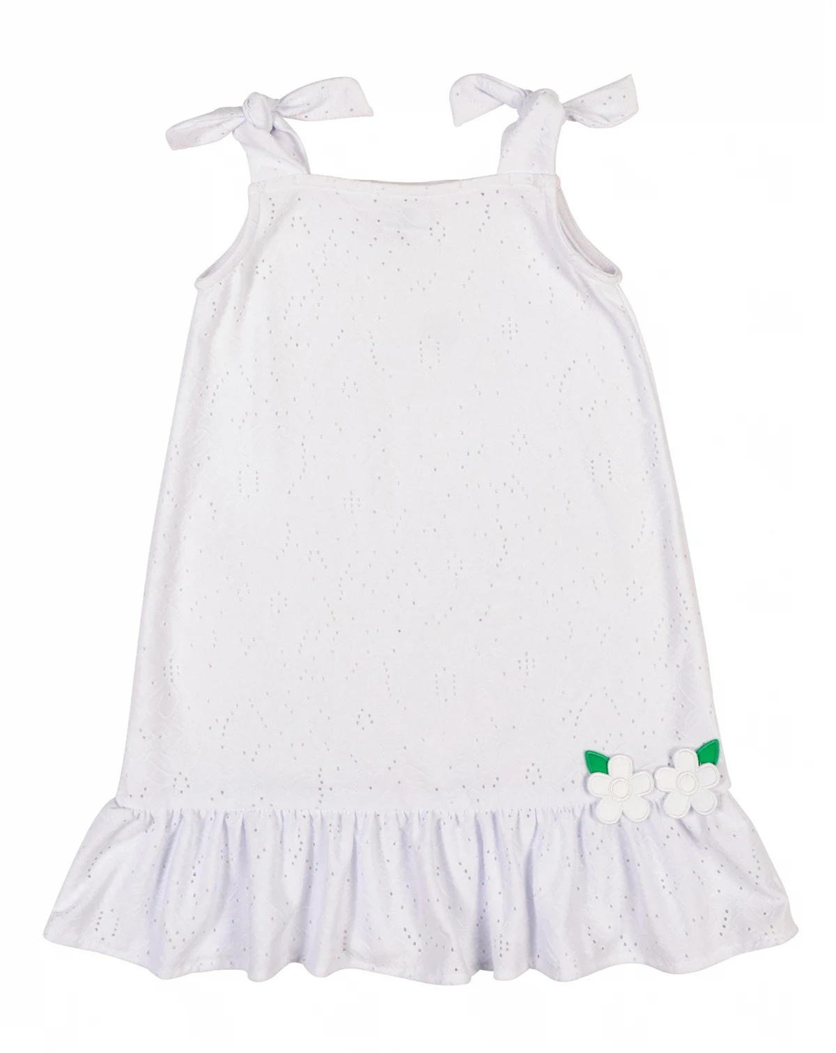 Toddler Girls Knit Eyelet Coverup
