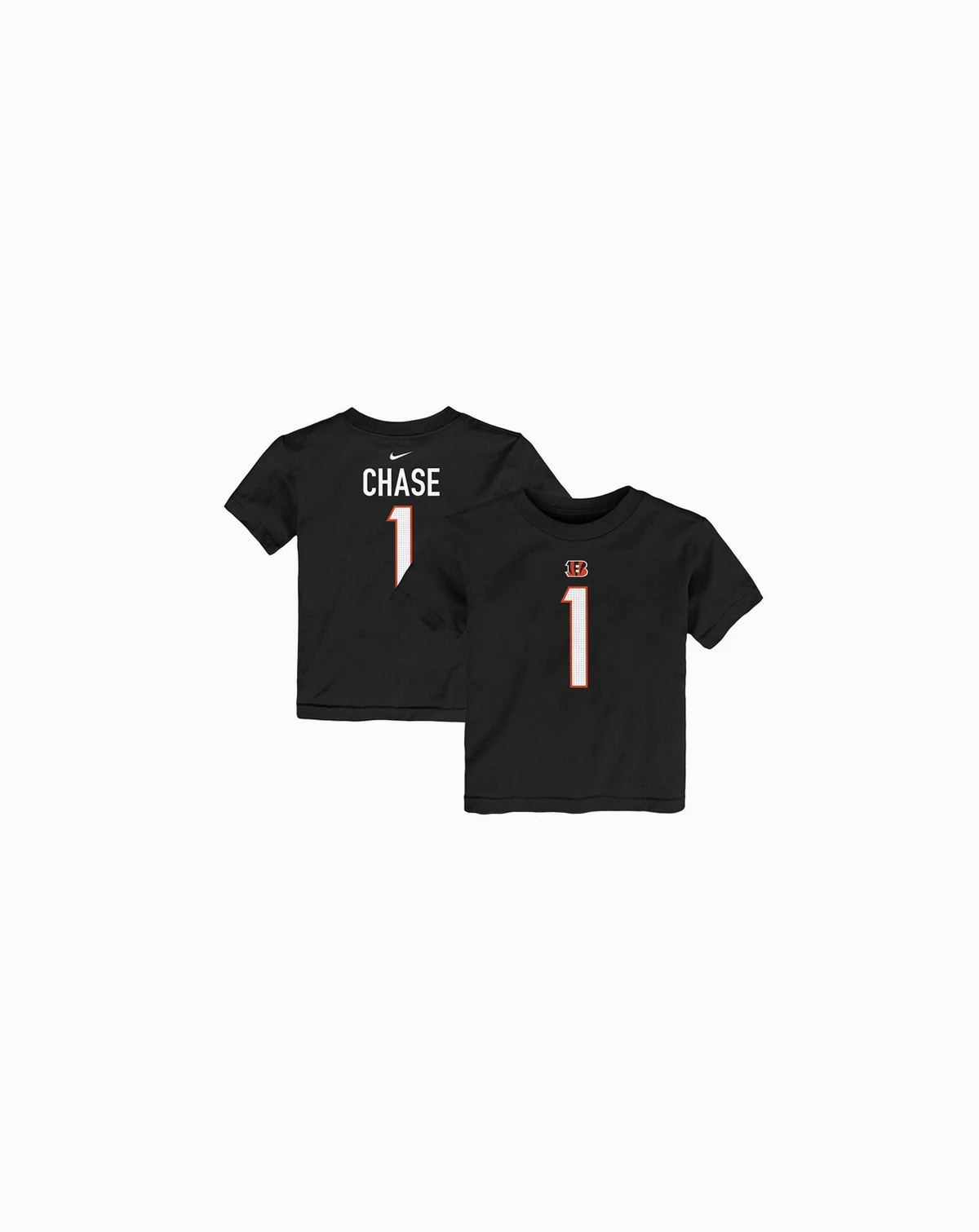 Toddler Boys and Girls Ja'Marr Chase Black Cincinnati Bengals Player Name and Number T-shirt