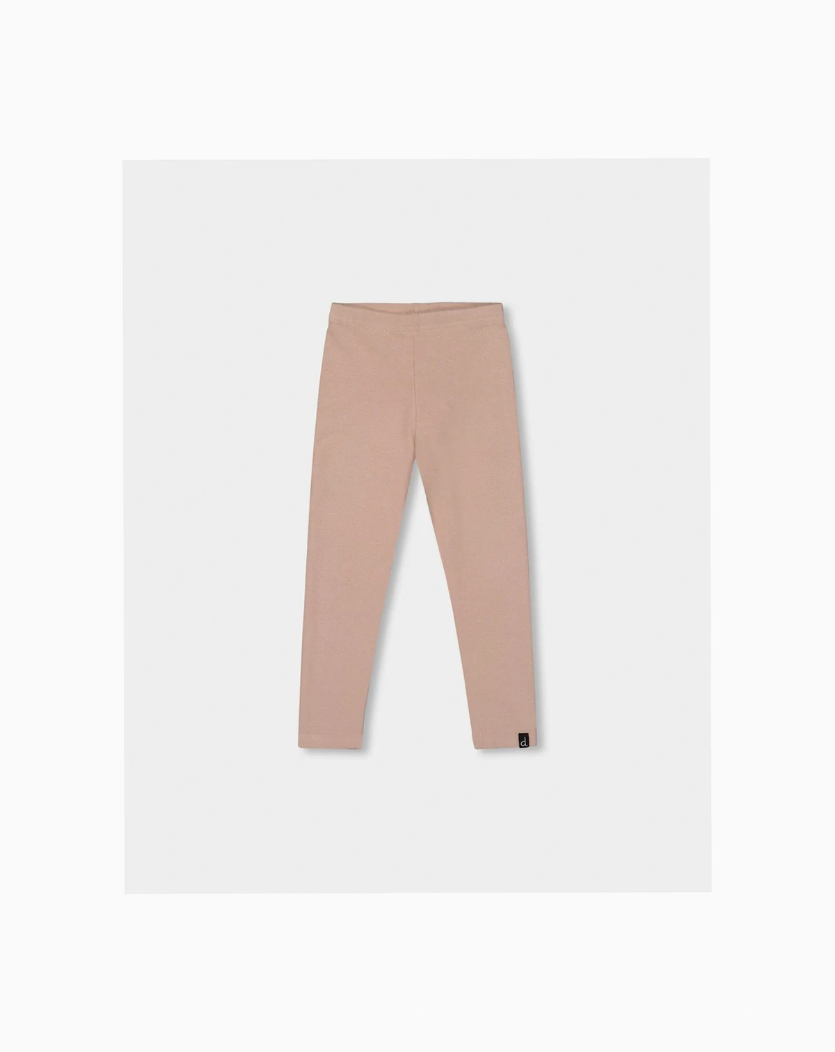 Baby Girls Super Soft Ribbed Leggings Light Caramel