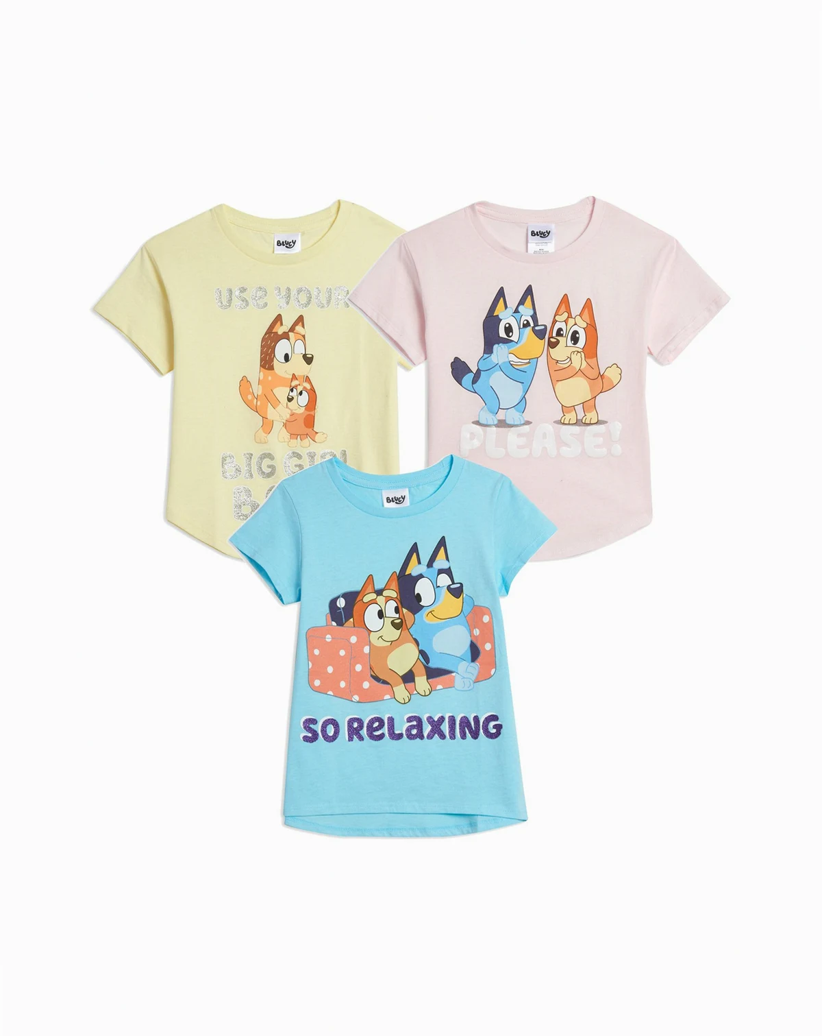 Toddler Girls 3 Pack T-Shirts