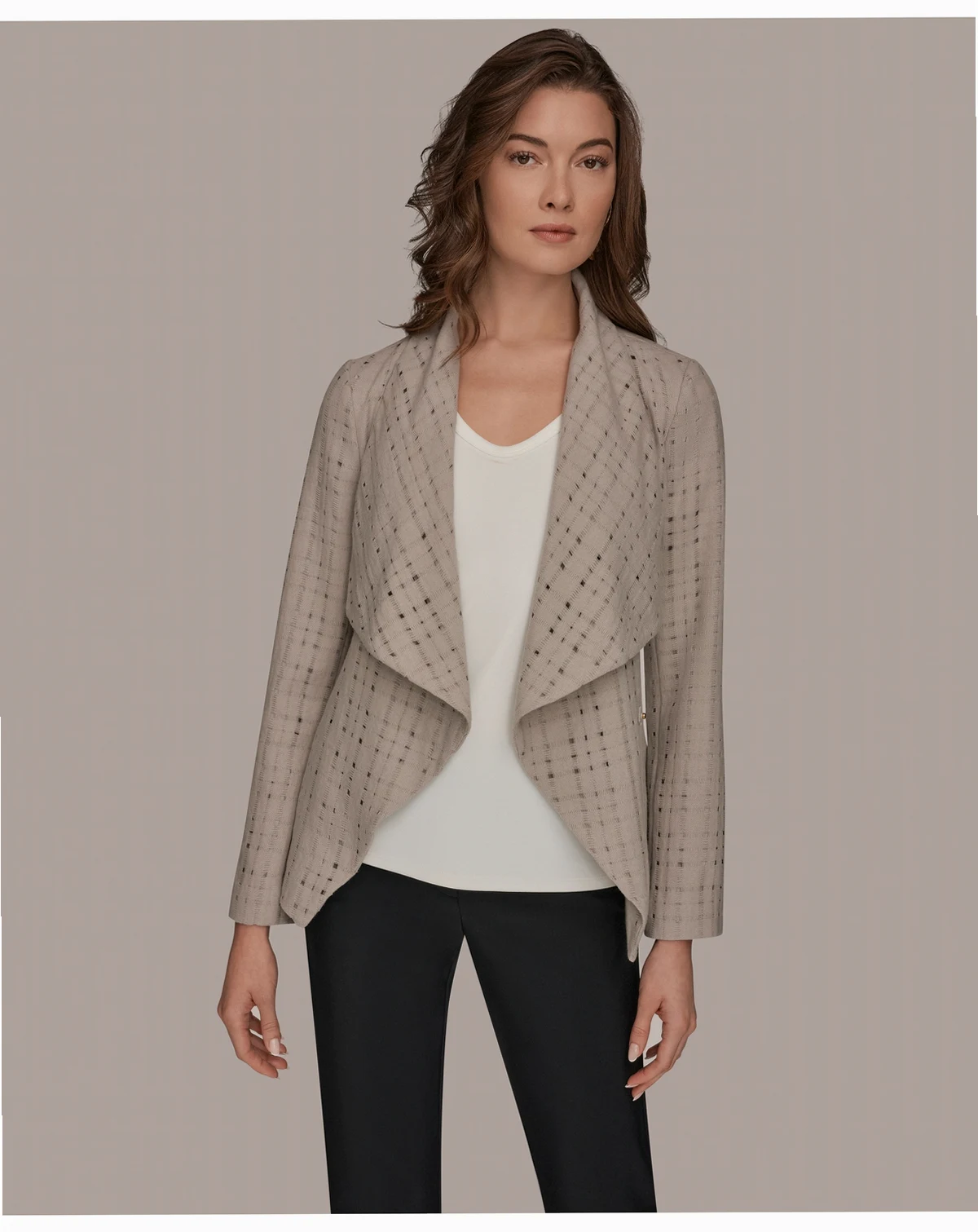 Women's Shawl Collar Wrap Jacket with Belt