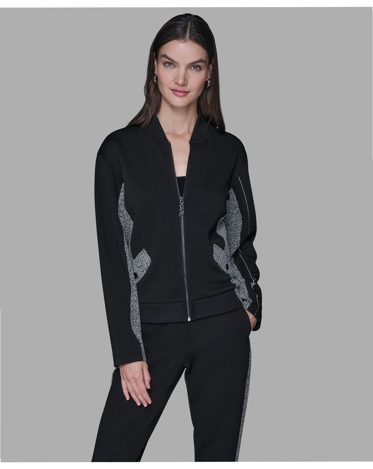 Women's Front Zip Bomber Jacket