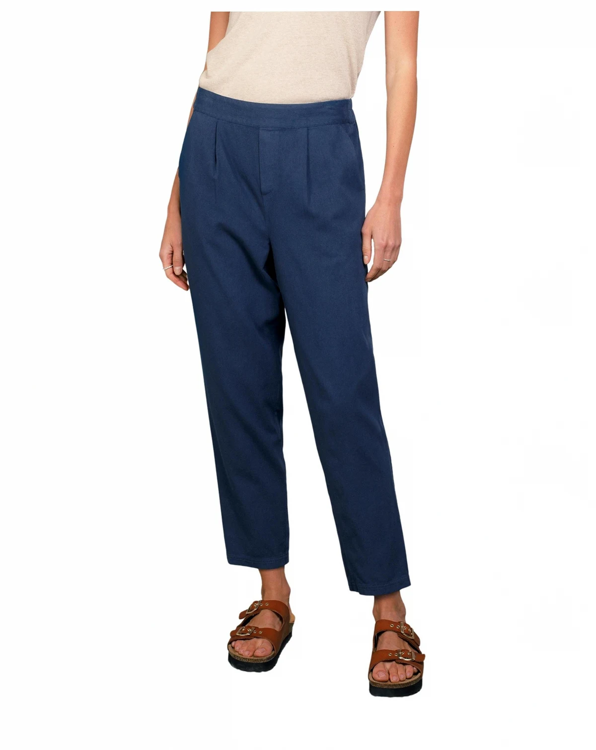 Women's Twill Tapered Pull On Pants