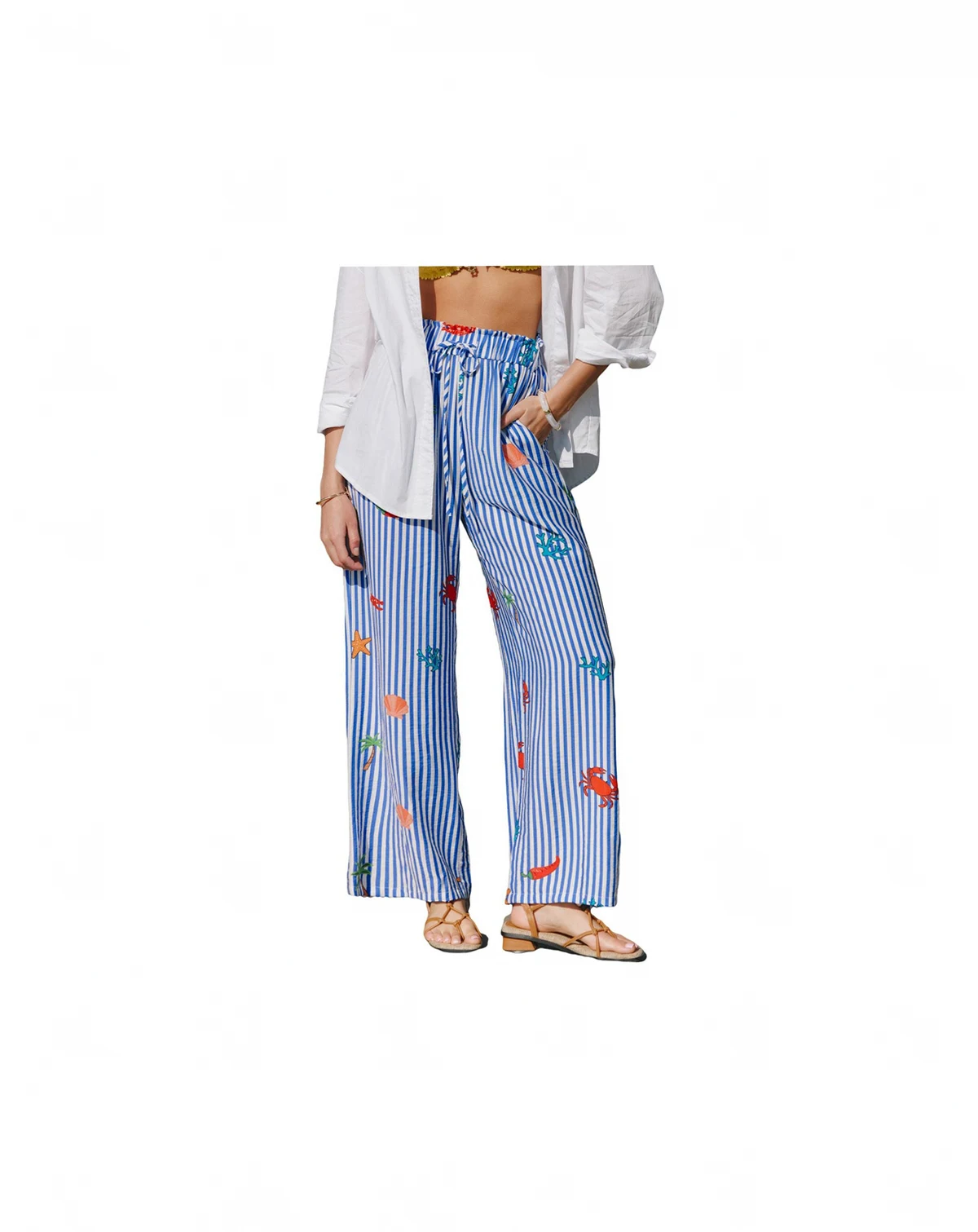Women's Island Itinerary Striped Pants