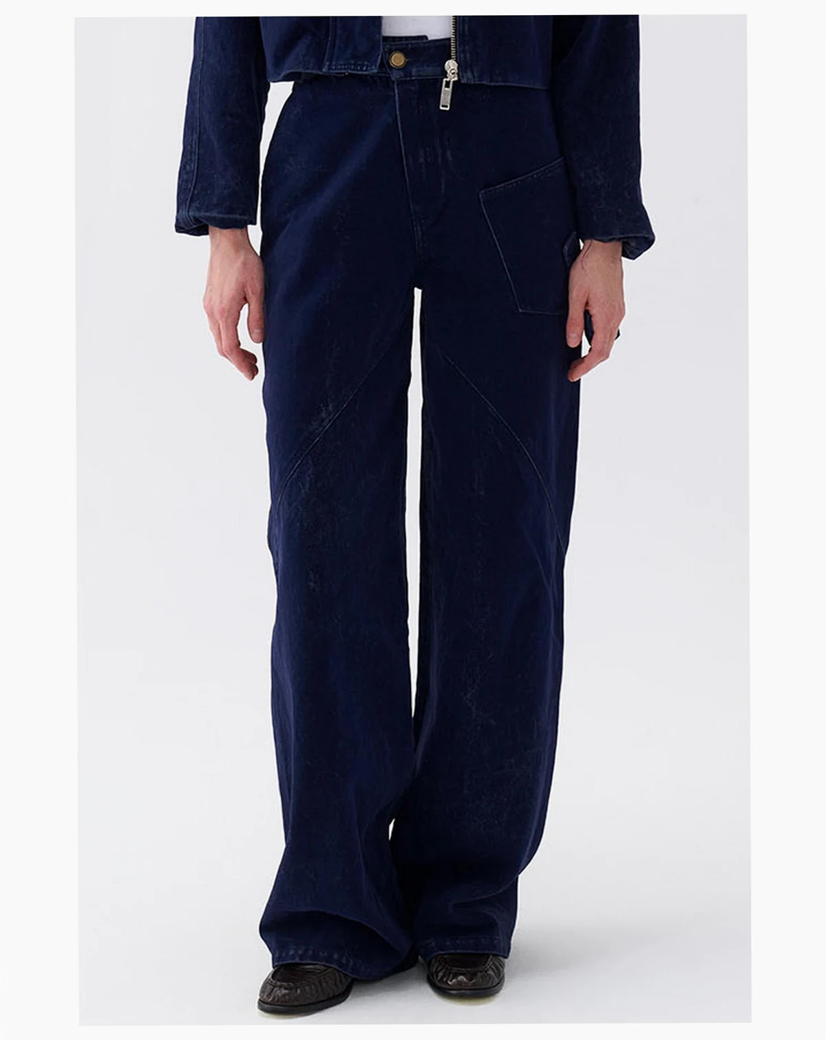 Women's High Waist Velvet Pants
