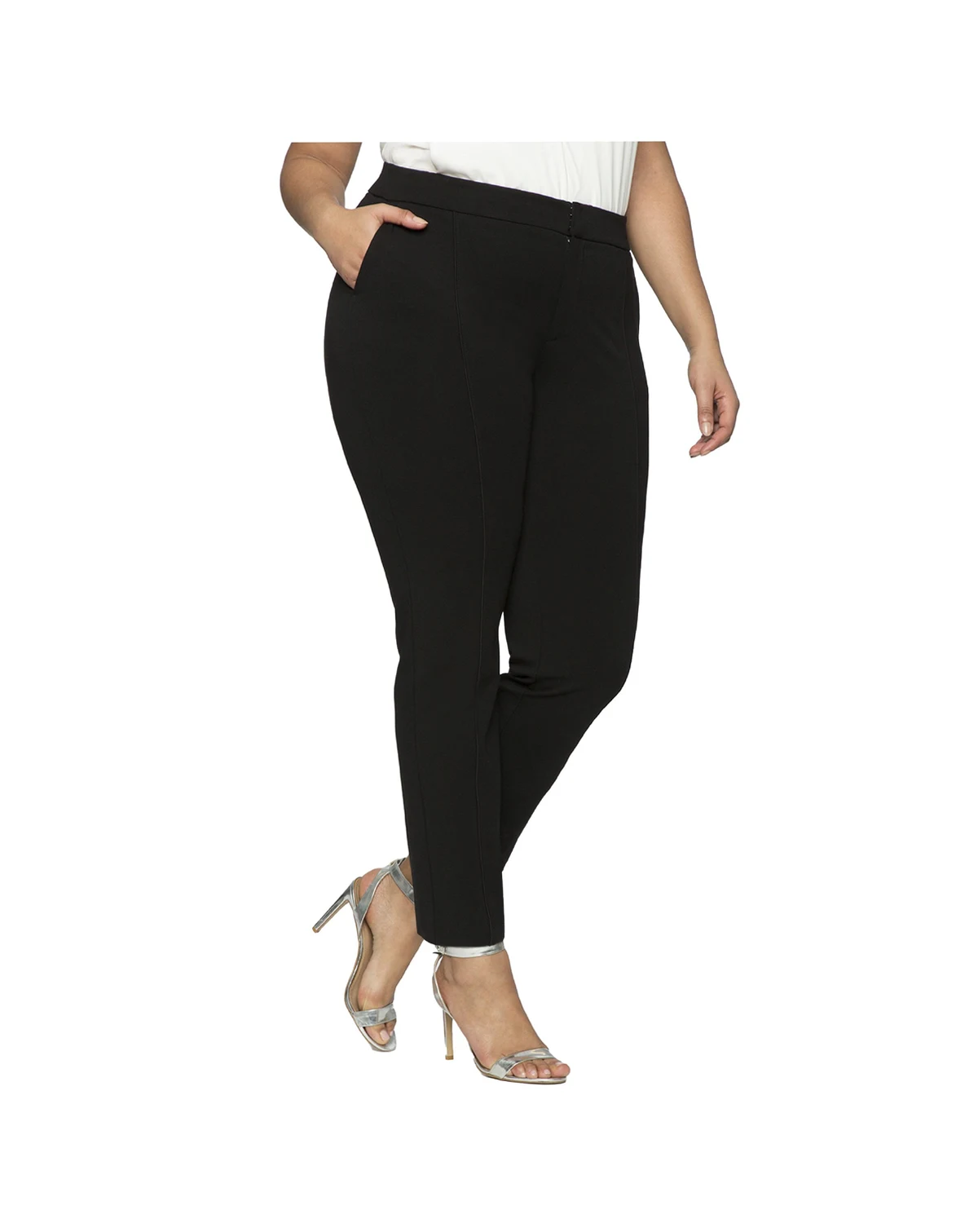 Women's Plus Size Petite The Ultimate Stretch Slim Leg Pant