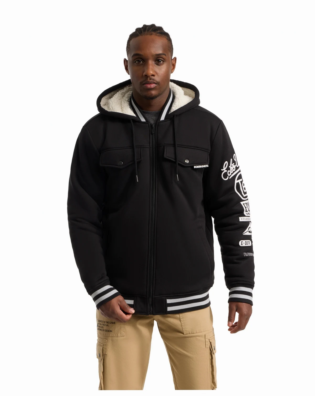 Men's Renown Sherpa Varsity Jacket