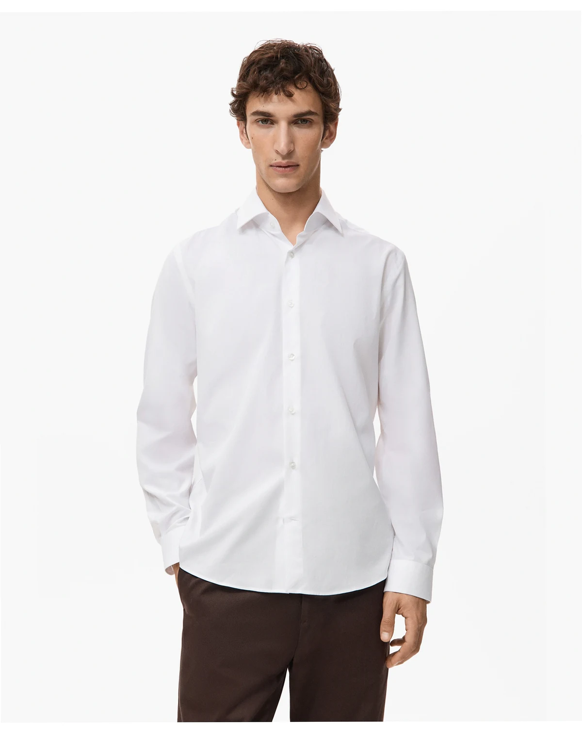 Men's Regular-Fit Cotton Shirt