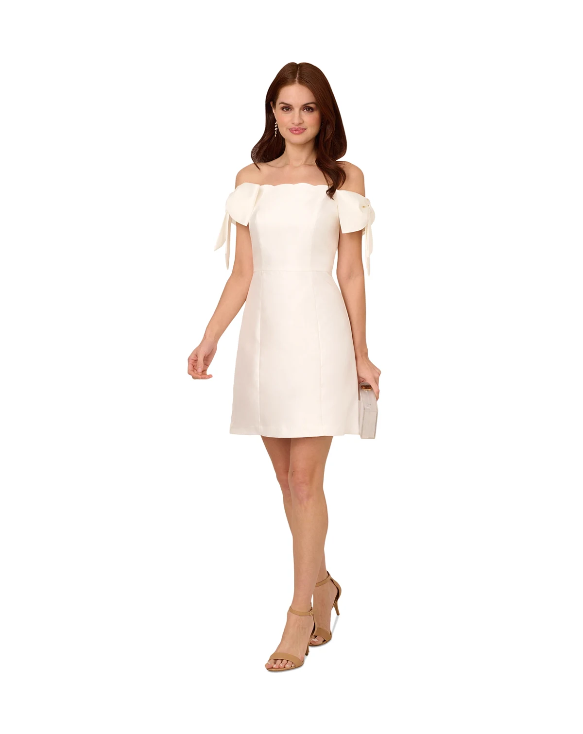 Women's Off-The-Shoulder Bow-Sleeve Dress