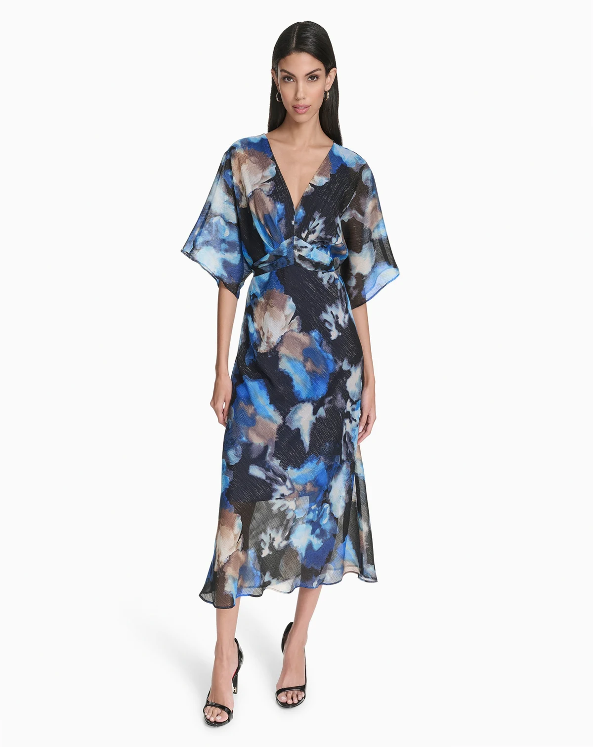 Women's Printed Kimono Dress