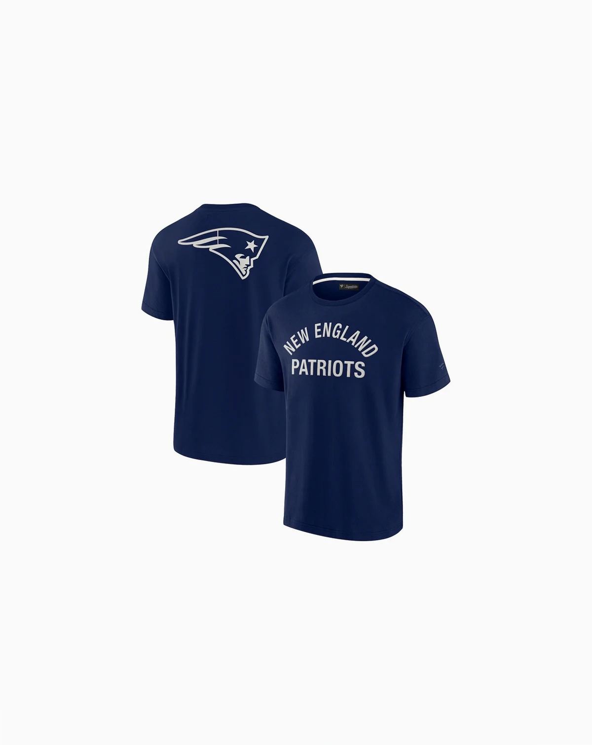 Men's and Women's Navy New England Patriots Super Soft Short Sleeve T-shirt