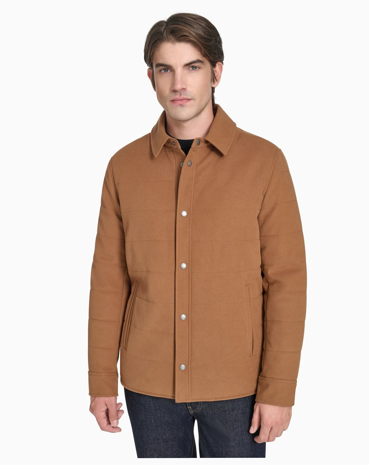 Men's Stretch Twill Shirt Jacket