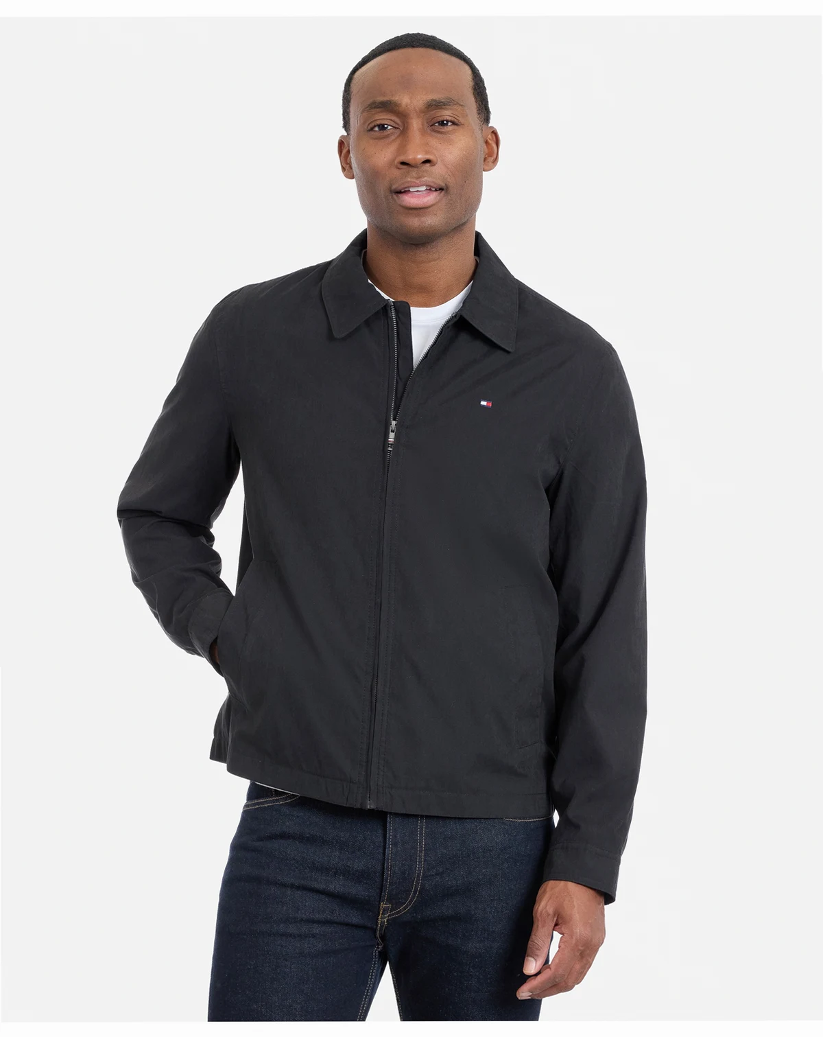 Men's Wind Resistant Golf Long-Sleeve Jacket