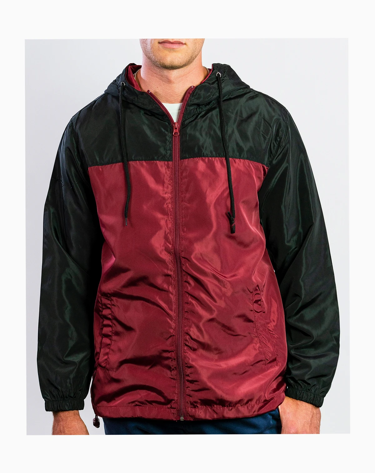 Men's Hooded Lightweight Windbreaker