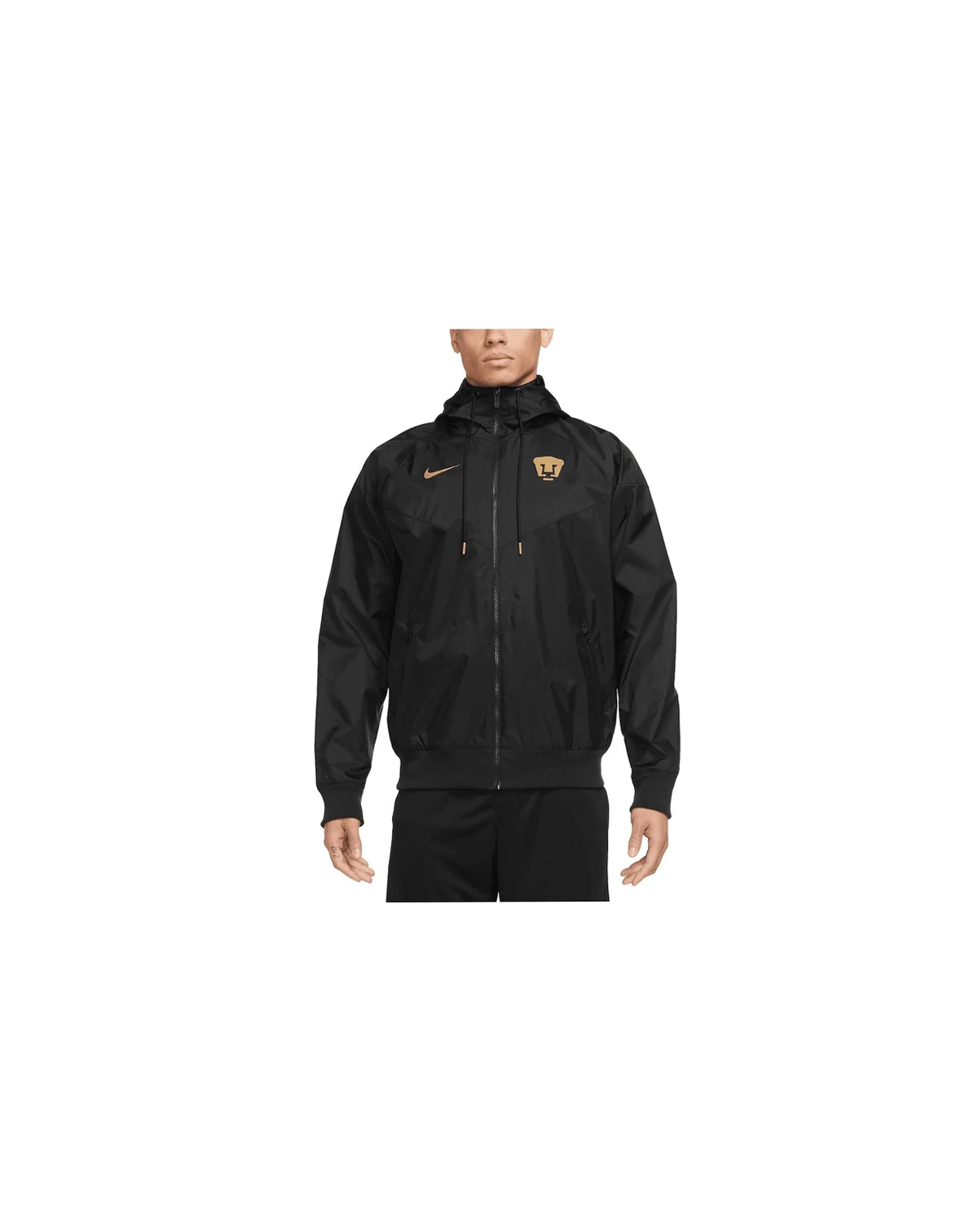 Men's Black Pumas Windrunner Raglan Full-Zip Jacket