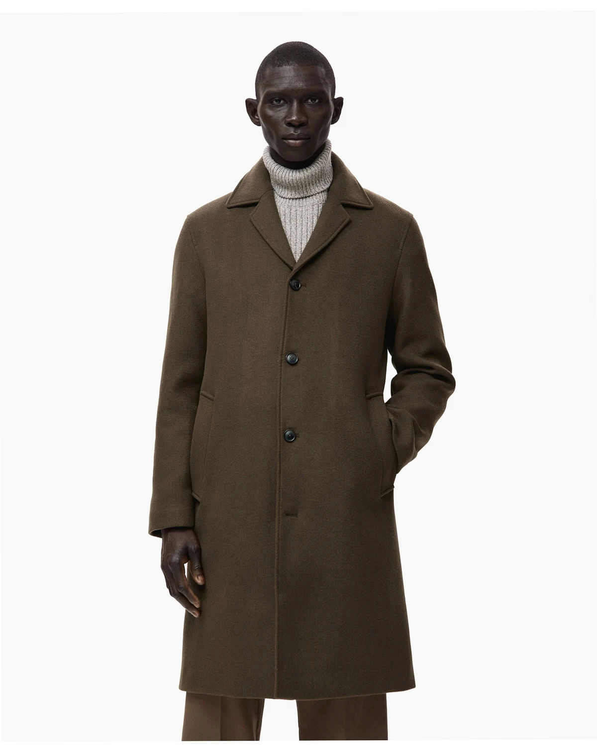 Men's Classic Wool Blend Coat