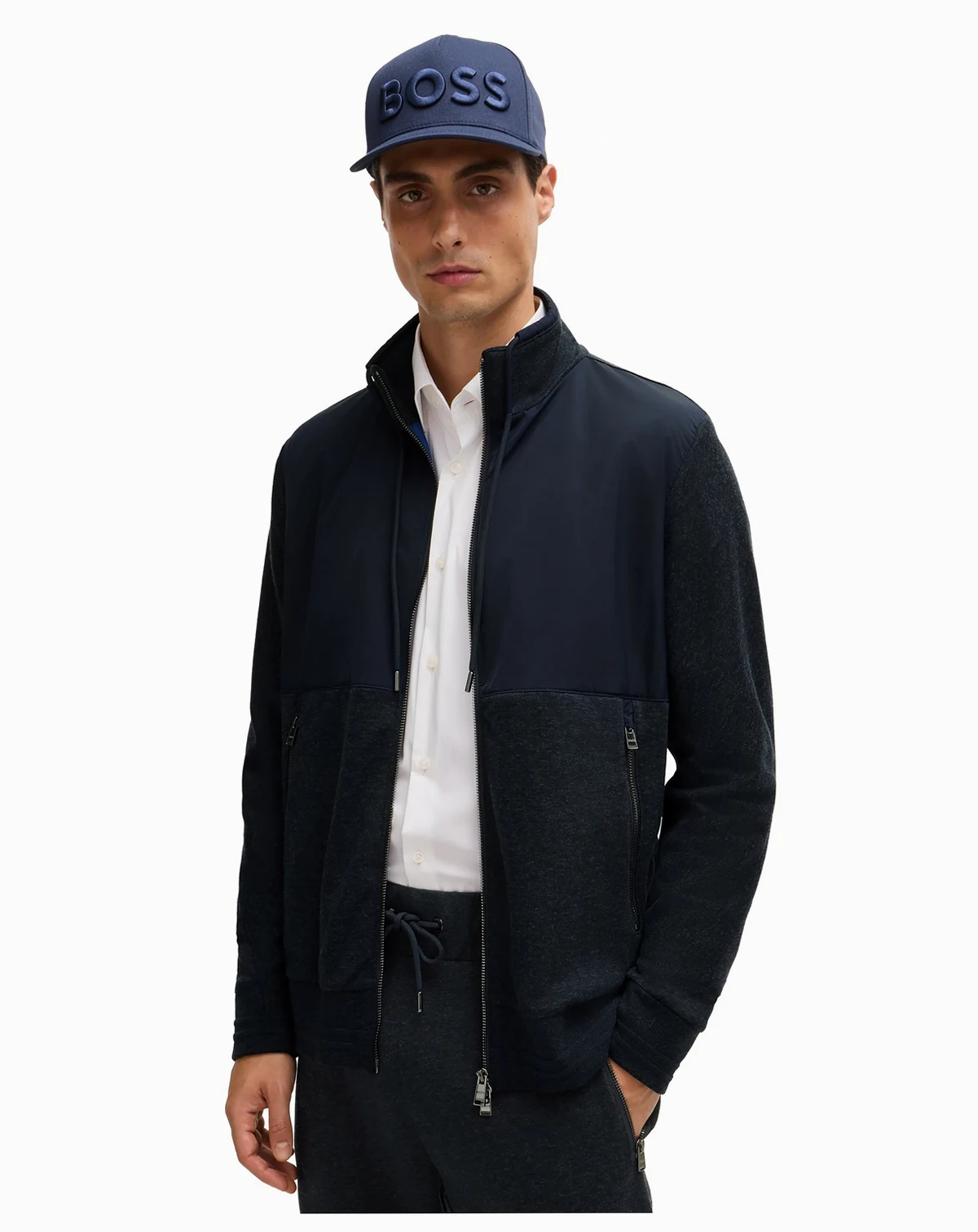Men's Regular-Fit Zipped Jacket