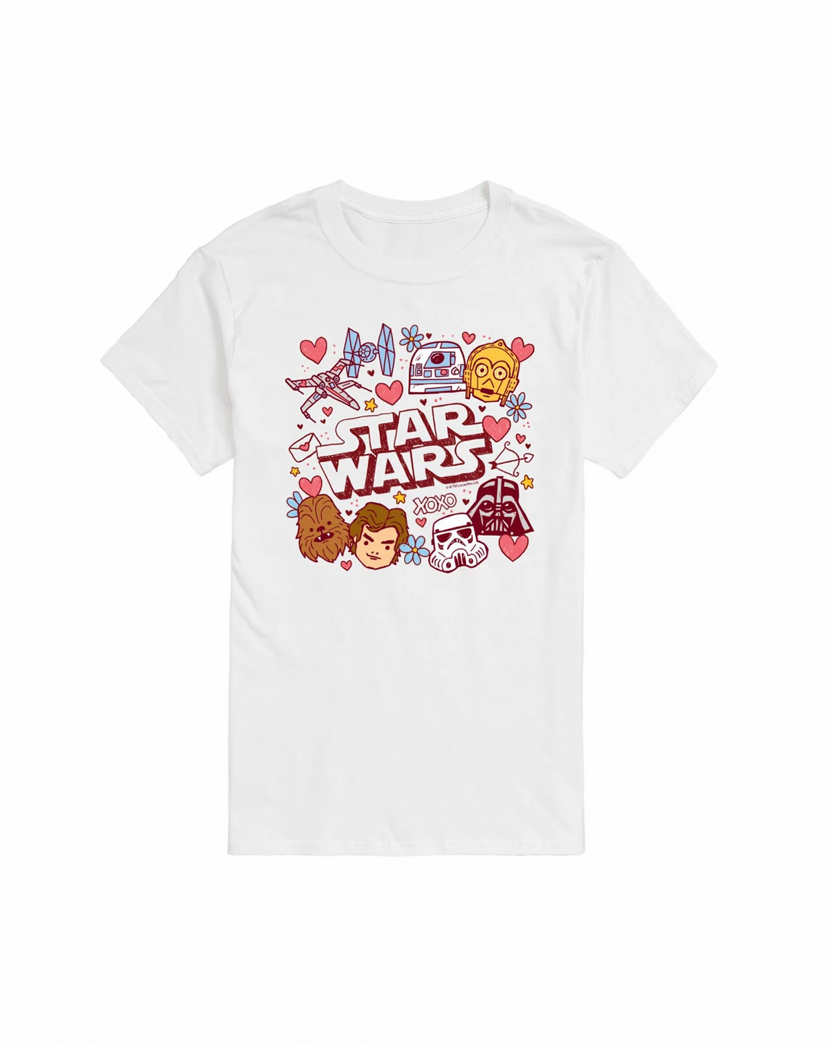 Men's Star Wars Valentines Day Short Sleeve T-Shirt