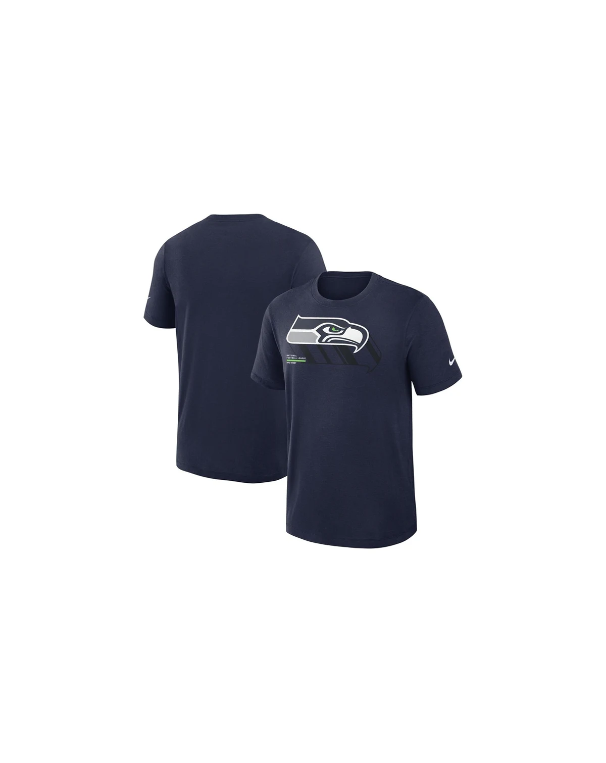 Men's College Navy Seattle Seahawks Primetime Slub Dri-FIT T-Shirt