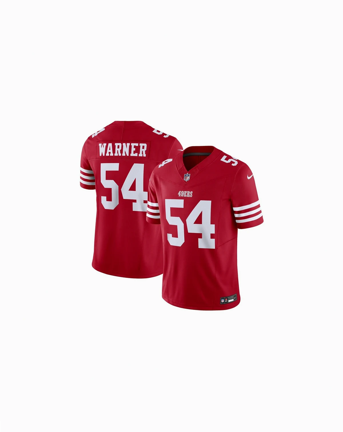 Men's Fred Warner Scarlet San Francisco 49ers Vapor F.U.S.E. Limited Jersey