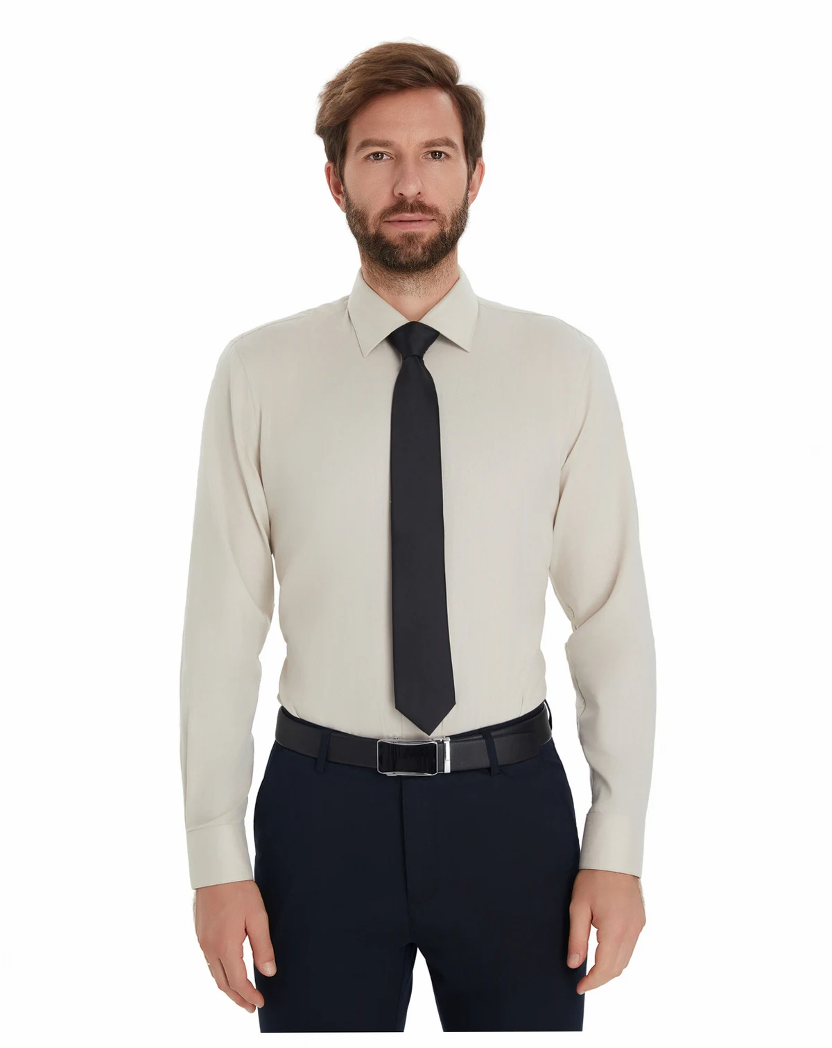 Men's Herringbone Slim-Fit Dress Shirt, Macy's Exclusive