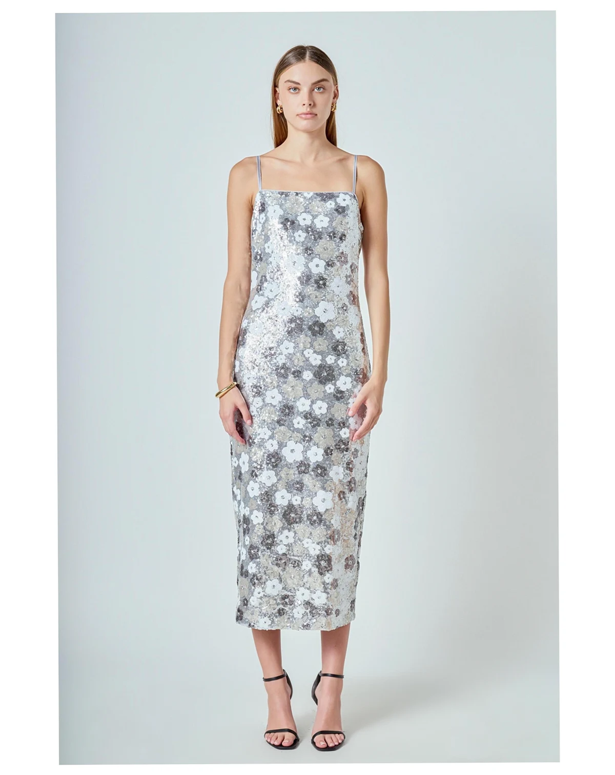 Women's Sequin Midi Dress