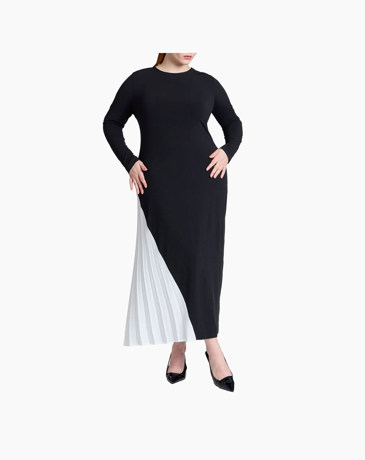 Women's Maxi Dress With Pleat