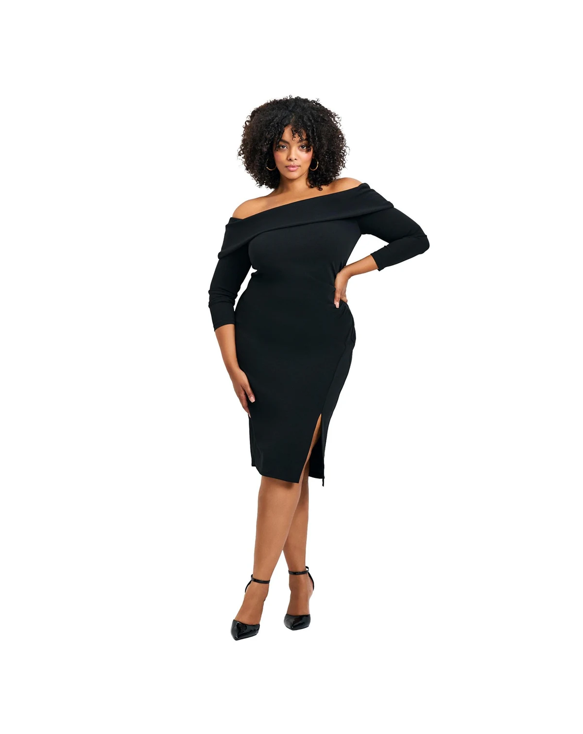 Women's Collette Off Shoulder Gathered Waist Dress