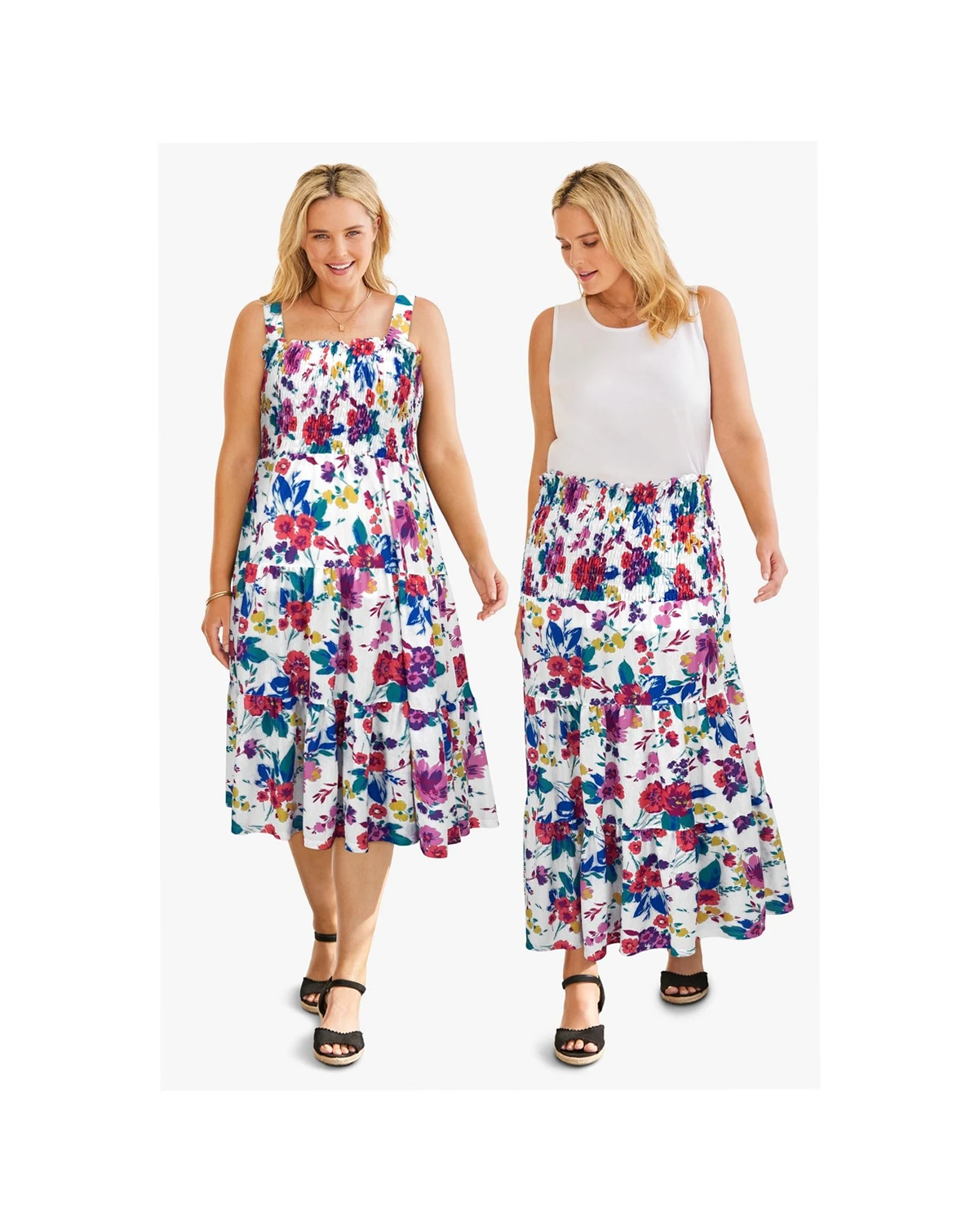 Plus Size Convertible Dress To Skirt