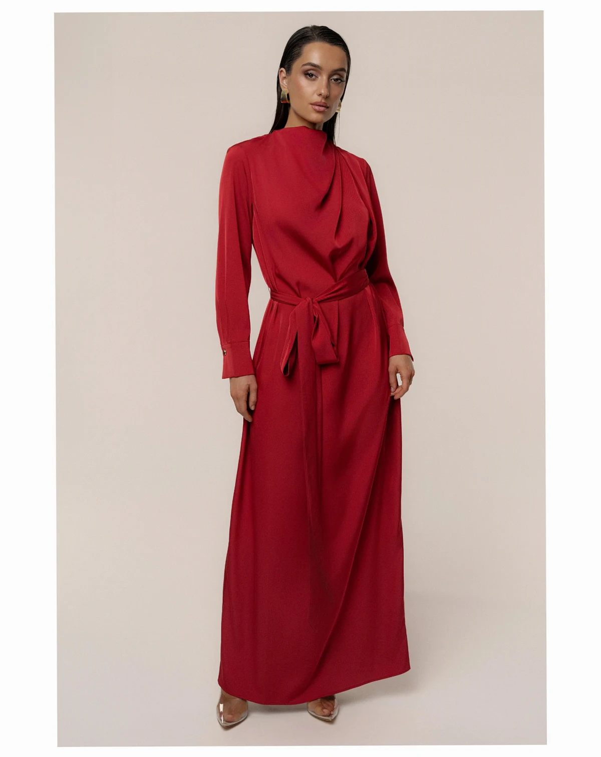 Women's Victoria Satin Maxi Dress