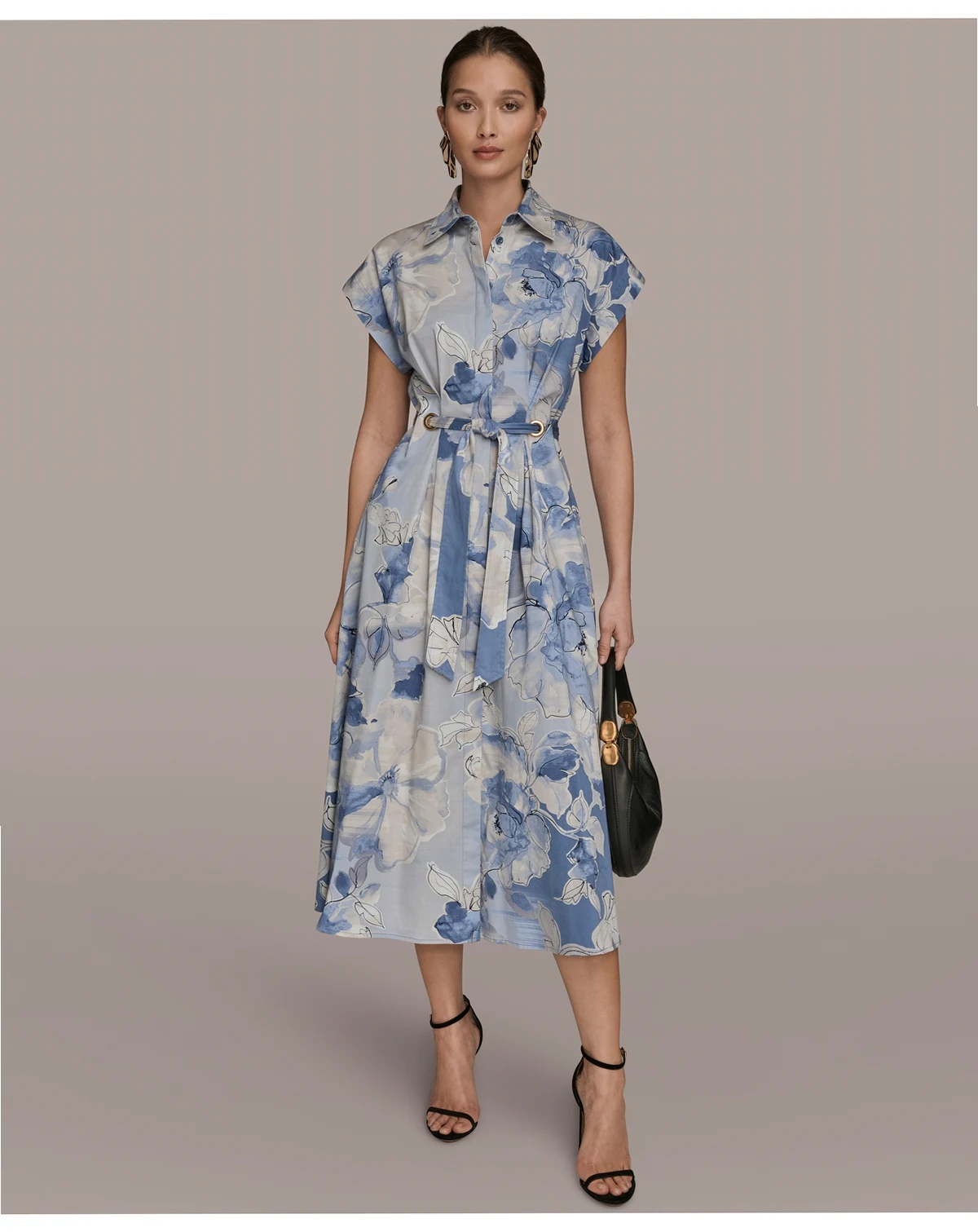 Women's Collared Short-Sleeve Dress