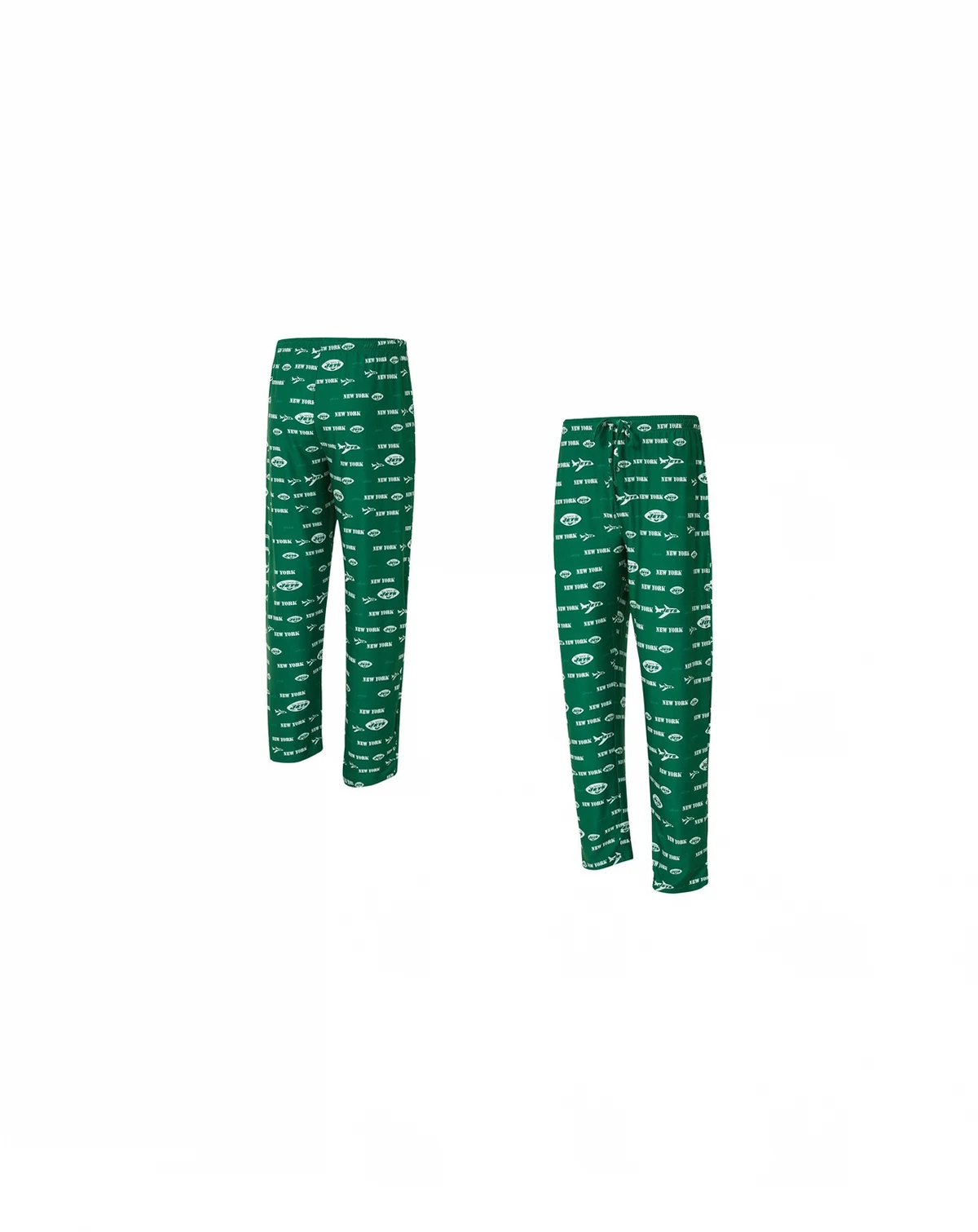 Men's Green New York Jets Retro Mosaic Allover Print Knit Pants