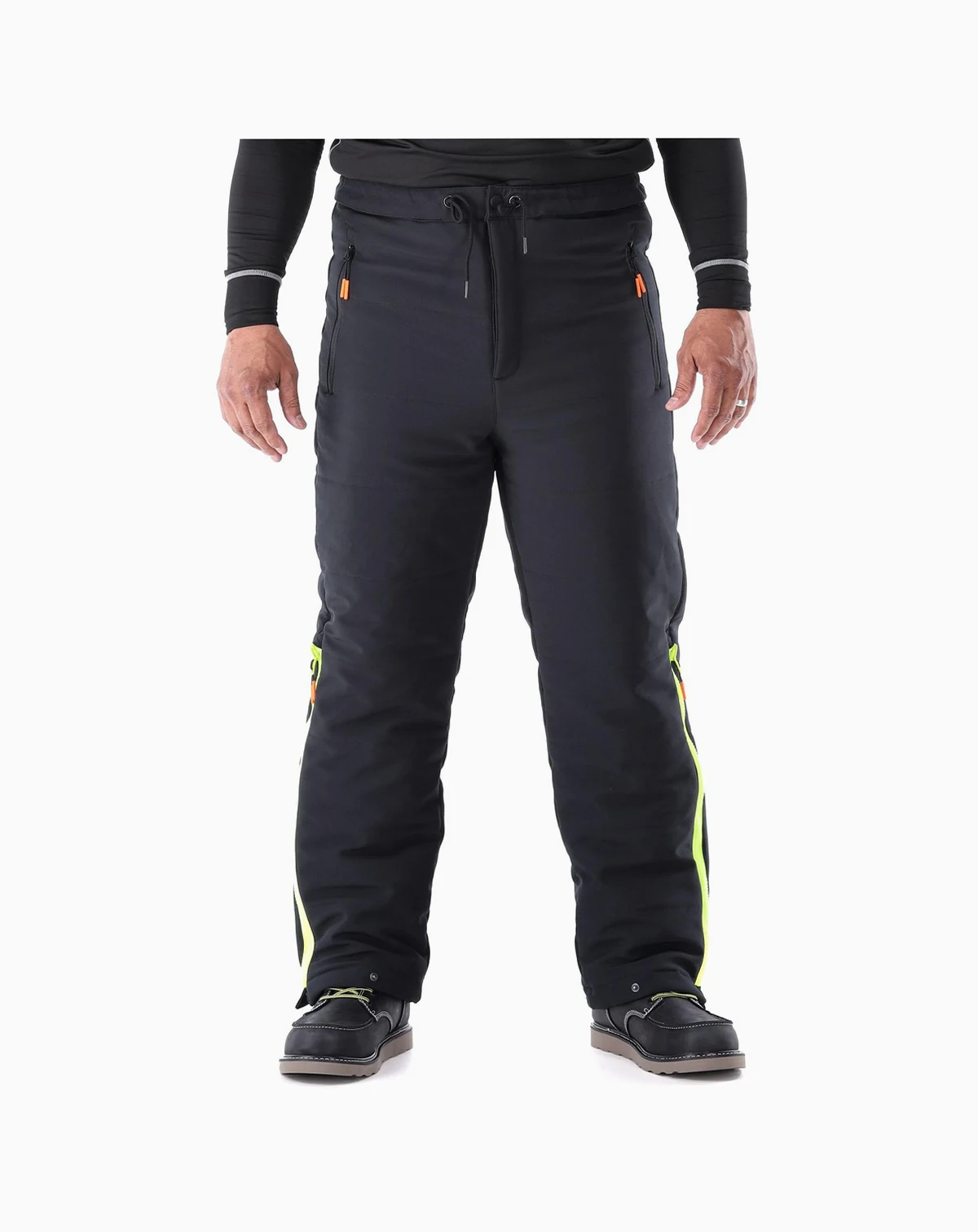Men's FrostFlex Insulated Quilted Pants - -20°F Cold Protection, Flexible and Water-Repellent Workwear