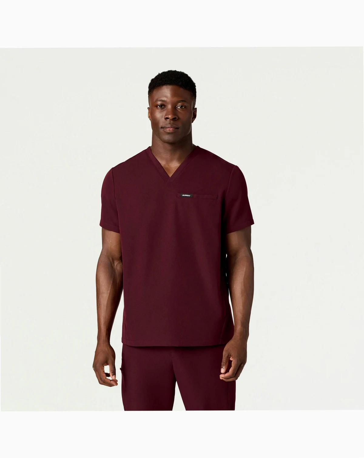 Big & Tall Plus-Size Platt 3-Pocket Classic V-Neck Scrub Top