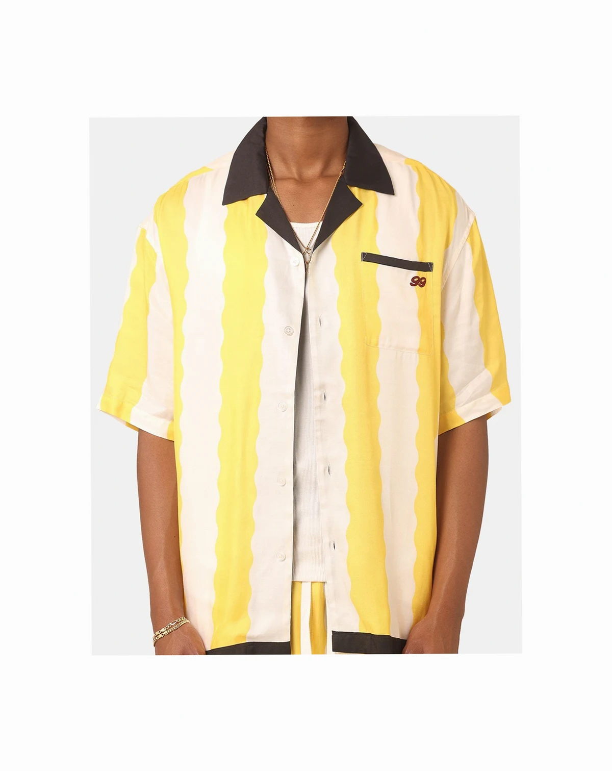 Men's 99 Cabana Bowling Ss Button Up