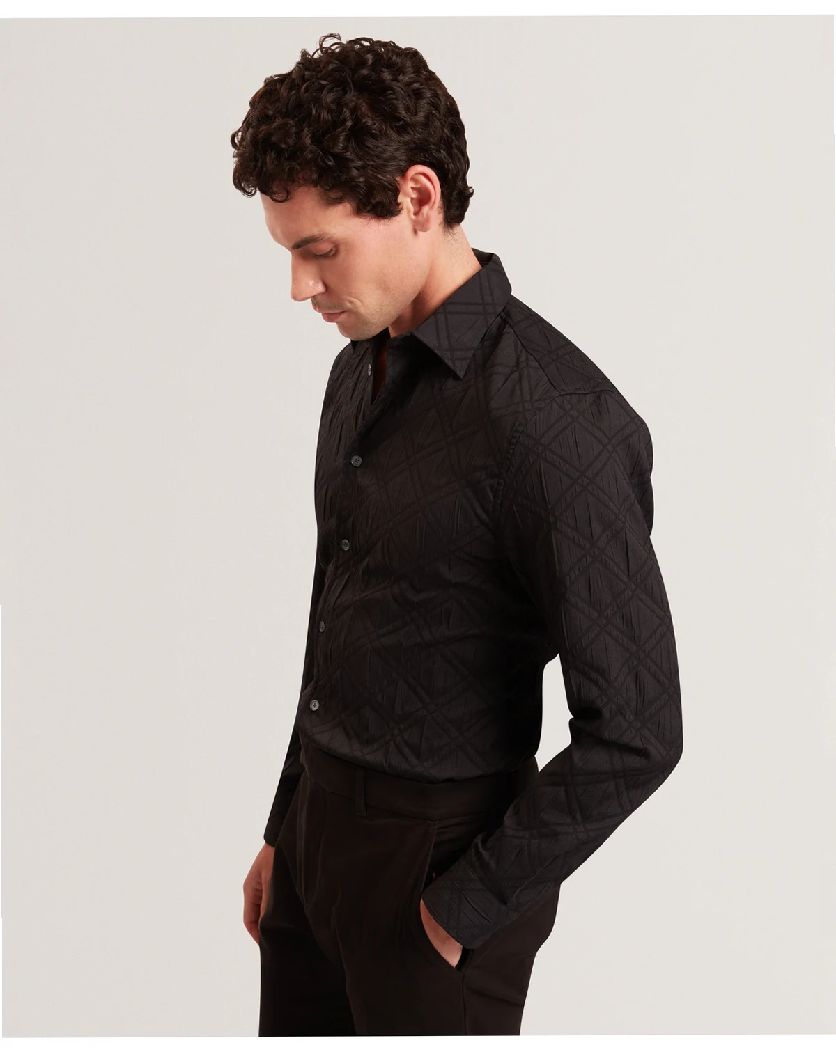 Men's Fynran Point Collar Shirt