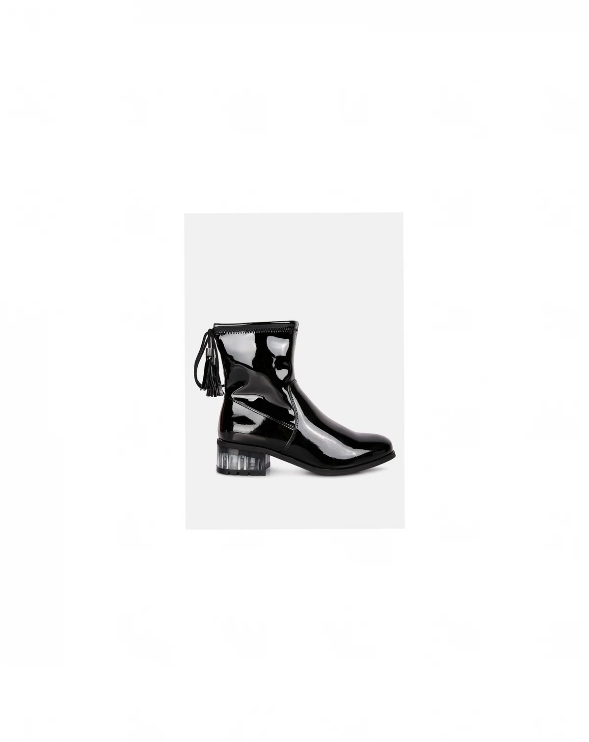 Womens Cheer Leader Tassels Detail Ankle Boots