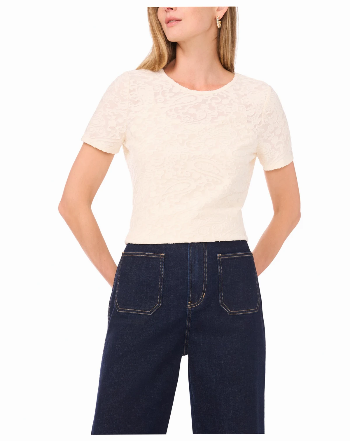 Women's Crewneck Short Sleeve Top