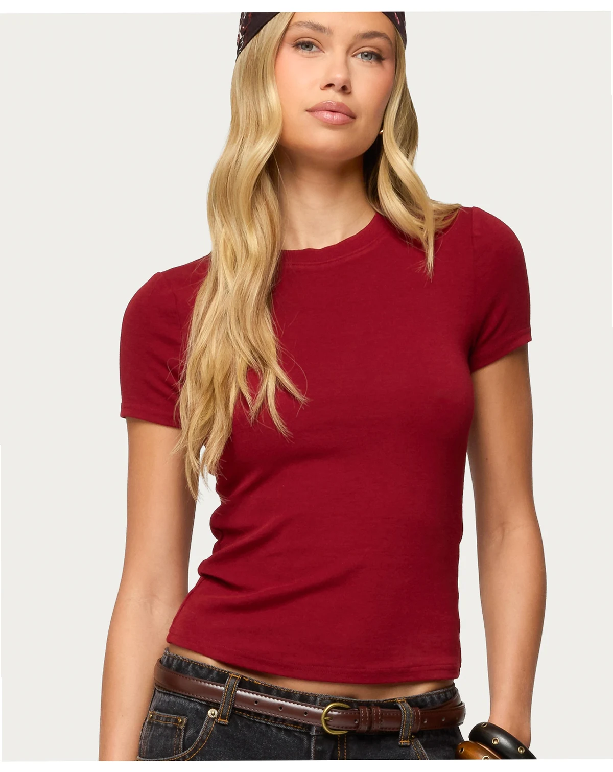 Women's Daphney Ribbed T Shirt