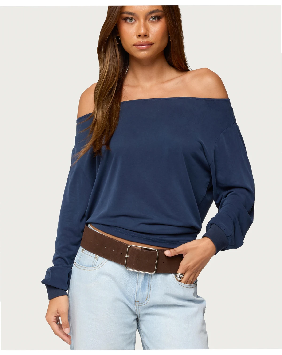 Women's Nannie Off Shoulder Oversized Top